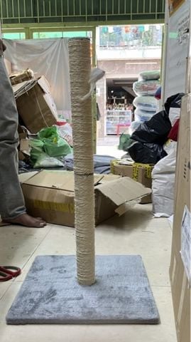  Cattree Cào Móng Đế Vuông Một Trụ Cào Kèm Chuột Đồ Chơi 