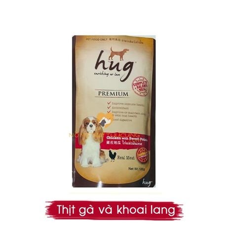  Pate Chó HUG mọi lứa tuổi - Gói 120gr - Nhiều vị 