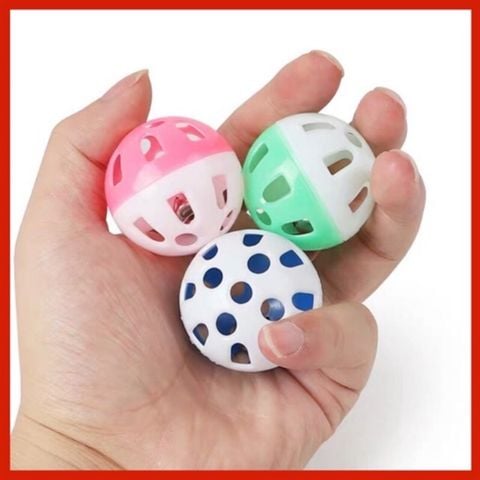  Banh Nhựa Có Chuông Cho Chó Mèo 