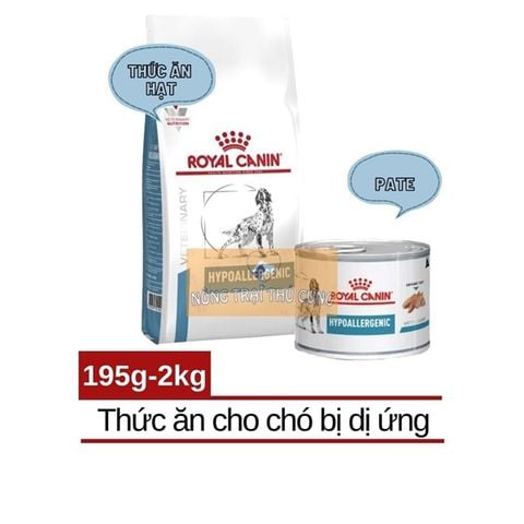  Hạt Cho Chó Bị Dị Ứng ROYAL CANIN HYPOALLERGENIC 2KG 