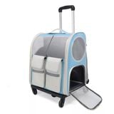  Vali Kéo Vận Chuyển Chó Mèo Vải Lưới Thoáng Khí 42x38x26 (cm) - Đeo Vai Được 