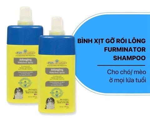  Bình Xịt Giúp Gỡ Rối Lông FURminator Cho Chó Mèo 215ml (Mỹ) 