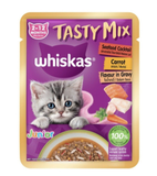  Pate Whiskas Tasty Mix In Gravy 70g Thịt Nấu Sốt Cho Mèo 