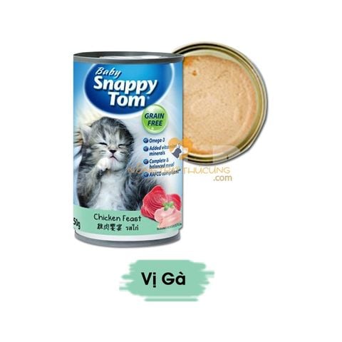  Pate Mèo con SNAPPY TOM - 150gr nhiều vị 