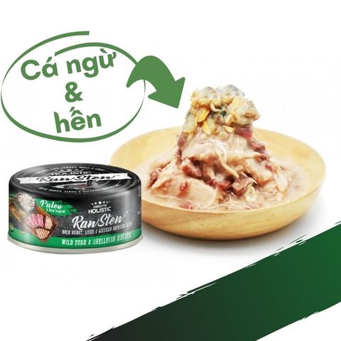  Pate Absolute Holistic Raw Stew 80g (Mix Thịt Tươi) Cho Chó Mèo 