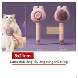  Lược Chải Lông Tai Thỏ - Gỡ Rối Lấy Lông Rụng Thú Cưng 
