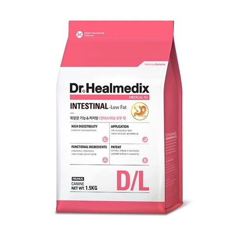  Hạt Cho Chó Dr.Healmedix INTESTINAL LOW FAT Hỗ Trợ Đường Tiêu Hoá - 1.5kg 