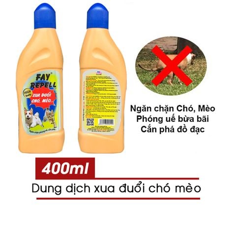  Fay Repell - Thuốc xịt xua đuổi chó mèo chống phóng uế bừa bãi, cắn phá 