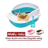 Khay Vệ Sinh Cho Mèo AG 40x30x13.5cm (Tặng Kèm Xẻng) 