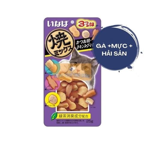  BÁNH THƯỞNG CHO MÈO INABA - 25G 