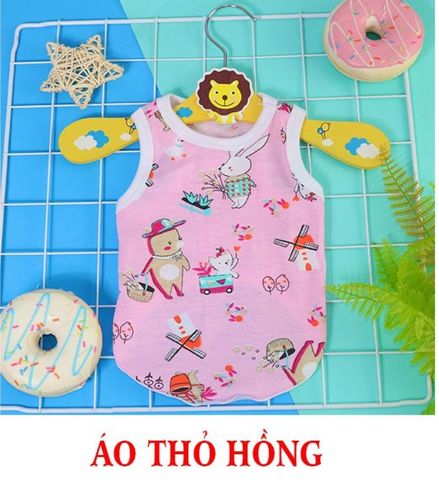  Áo Ba Lỗ Cho Thú Cưng (Hàng VN) - Nhiều Mẫu - Nhiều Size 