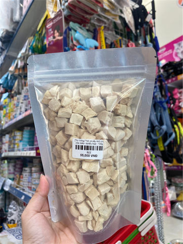  [Túi 100g] Thịt cá sấy khô cho chó mèo - Nhiều loại 