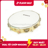  Trống lắc tay Tambourine Yamaha Vành Gỗ 