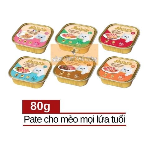  Pate Bellotta Premium (Thịt Trắng Cá Ngừ) Cao Cấp - 75gr 