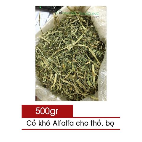  Cỏ Khô Alfalfa - Dành Thỏ, Bọ - 500gr/1kg 