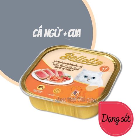  Pate Bellotta Premium (Thịt Trắng Cá Ngừ) Cao Cấp - 75gr 