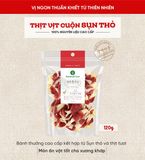  Snack Cho Chó Thịt Cuộn Sụn Thỏ Natural Core 120g 