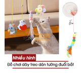  Đồ Chơi Mèo Dây Treo Dán Tường (Mèo Tự Chơi) 