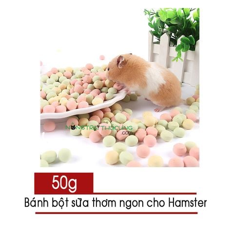  Bánh bột sữa cho Hamster thơm ngon - 50gr 