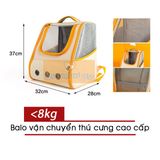  Balo Phi Hành Gia Cao Cấp Siêu Lớn 32x28x37cm Vải Oxford - Có Cửa Hông 