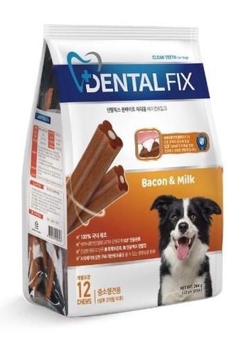  Gum/Xương Gặm Sạch Răng Medium Dental Fix Cho Chó - 264G 