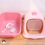 Nhà Vệ Sinh Cho Mèo Size Lớn (Vỏ Sò) 38x49x41cm - Tặng Kèm Xẻng 