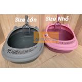  Khay Vệ Sinh Tai Mèo (Tặng kèm xẻng) - Nhiều Size 