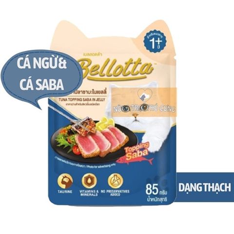  Pate Cho Mèo Lớn Bellotta - Gói 85g - Nhiều vị 