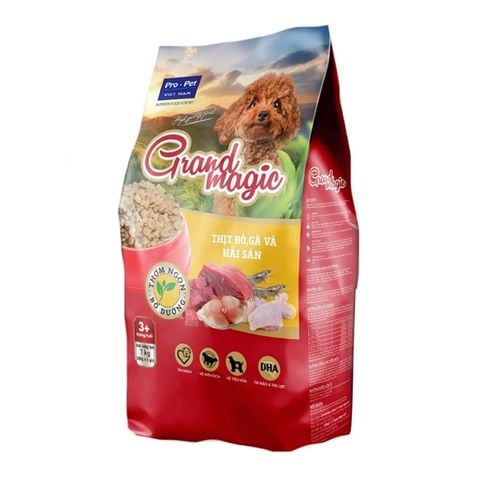  Hạt Cho Chó Trưởng Thành GRAND MAGIC PROPET 1KG 