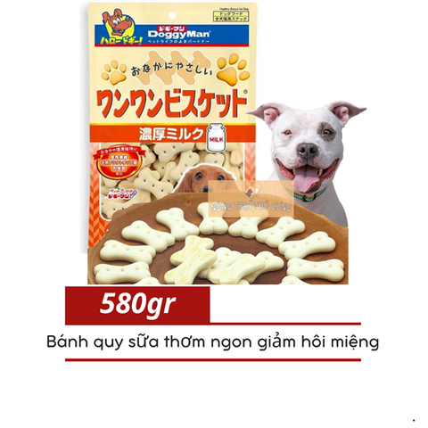  BÁNH QUY SỮA CHO CHÓ DOGGY MAN 580G 