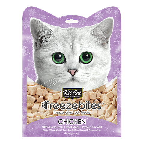  Snack Thịt Sấy Khô Cho Mèo Kitcat Freezebites 15g - Nhiều vị 