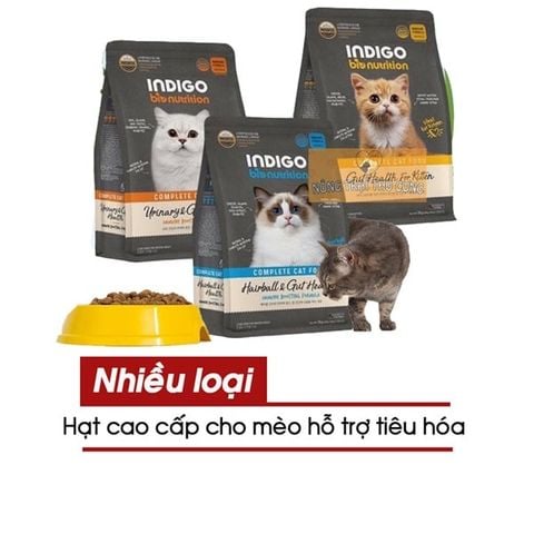  Hạt Cho Mèo Cao Cấp Indigo BioNutrition Hỗ Trợ Tiêu Hóa Tốt (Hàn Quốc) 