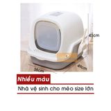  Nhà Vệ Sinh Cho Mèo Size Lớn (Vỏ Sò) 38x49x41cm - Tặng Kèm Xẻng 