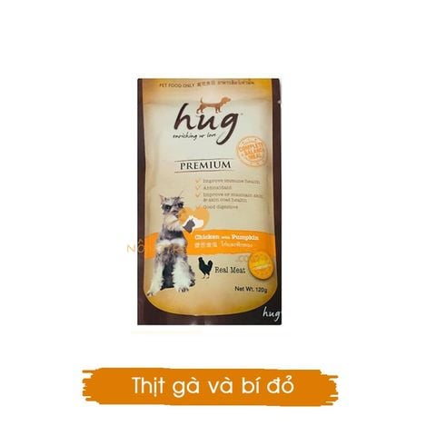  Pate Chó HUG mọi lứa tuổi - Gói 120gr - Nhiều vị 