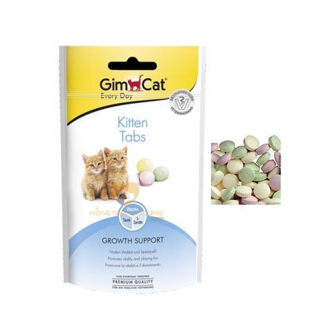  Bánh Thưởng Viên GimCat Cho Mèo Con Gói 40g 