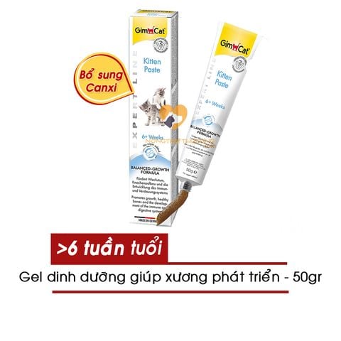  Gel Dinh Dưỡng GIMCAT Mèo 50g/Tuýp - Nhiều loại 