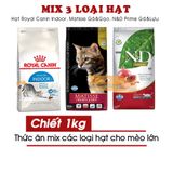  Hạt Mix Cho Mèo Lớn Cao Cấp Royal Canin - N&D - Matisse TÚI ZIP 1KG 