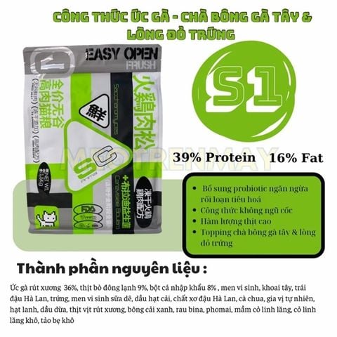  Hạt Cho Mèo SC Mix Thịt Cá Sấy Khô (Grainfree, Protein Cao) 9KG 