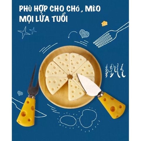  Phô mai cho chó mèo Monbab bổ sung canxi - Nhiều vị 