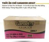  Thùng 4 gói hạt Chó GANADOR ADULT/PUPPY 3kg 