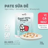  Pate Sữa Dê PetQ Cho Mèo 70g Đạm Cao Cho Mèo Lười Uống Nước - Đủ 6 Vị 