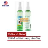  Xịt Vệ Sinh Răng Miệng Cho Chó - Xịt Thơm Miệng TropiClean Fresh Breath Oral Care Spray 118ml 