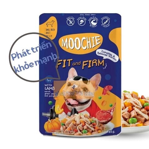  Pate MooChie Thịt Xào Cho Chó Mọi Lứa Tuổi Gói 85g 