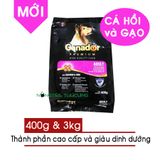  Thùng 4 gói hạt Chó GANADOR ADULT/PUPPY 3kg 