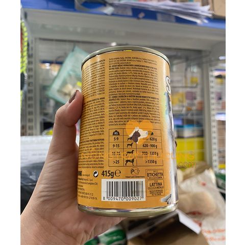  Pate Cho Chó SIMBA Lon 415g Vị Thịt Nướng Gà và Gà Tây 