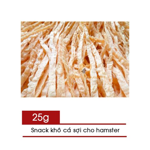  Snack Khô Cá Sợi Cho Hamster - 25g 