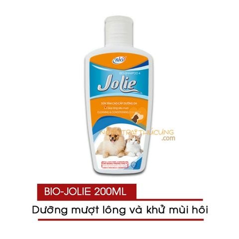  Sữa tắm dưỡng lông, khử mùi hôi Bio Jolie Chó Mèo 