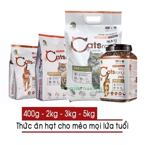  Hạt Mèo mọi lứa tuổi CATSRANG 400g/2/3/5kg 