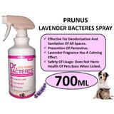  Xịt Khử Mùi - Khử Trùng Cho Chó Mèo Đa Năng 700ml - Prunus Fragrance Dr Bacteres 