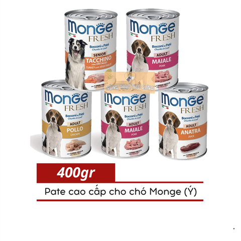  Pate Lon Monge Fresh Dành Cho Chó 400gr 
